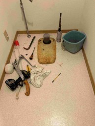 コンパクトなタンクなのに水ハネしにくい手洗いボウル 世田谷区Y様邸 コンパクトなタンクなのに水ハネしにくい手洗いボウル 世田谷区Y様邸